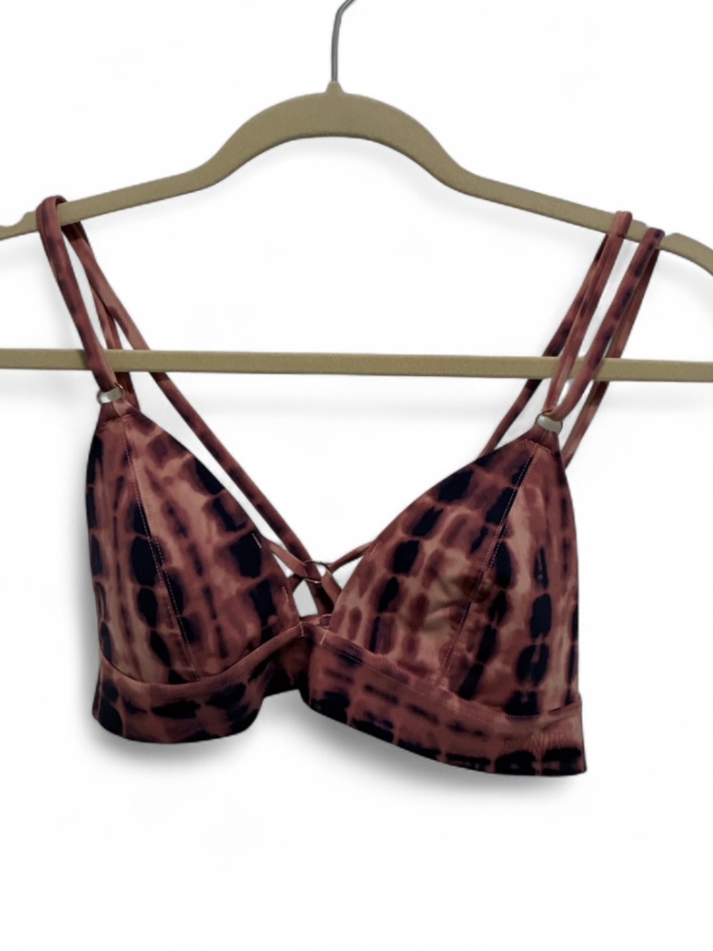 Pink Victoria’s Secret Tie-Dye Bralette in Mauve Pink